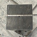 Zuil Spotted Bluestone rondom gezoet + gat 30x15x15 cm.