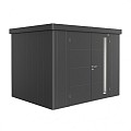 berging Neo 2C dubbele deur, donkergrijs-metallic ~