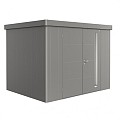 berging Neo 2C dubbele deur, kwartsgrijs-metallic ~