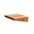 Damm CorTen Garapa zijtafel 40x50x13 cm. ~