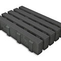 EcoStrook Black 60x40x12 cm. ~