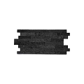 Stone panels 02 Horizontal 25 flat lava 40x20 cm. ~