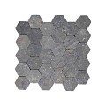 Parquet hexagon blue 30x30 cm. ~