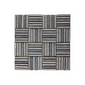 Parquet Split 1x7.3 light grey 30x30 cm. ~