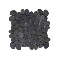 Mosaic oval grey 30x30 cm. ~