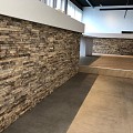Stone panels 05 light brown 10x50 cm. ~
