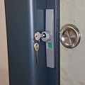 Slot links enkelschuivend. t.b.v. Glazen schuifwand Deluxe. ~