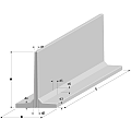 Keerwand TX (HxBxV) 100x200x75 cm. (prijs af fabriek) ~