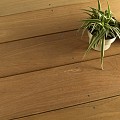 Bankirai 27x145 mm. L=396 cm. terrasplank grof-glad P100 Premium ~