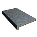 Chinese basalt G684 randtegel gevlamd type A hoek inw. 50/30x50/30x5/3 cm. ~