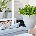 Pottery Pots plantenbak Jesslyn XS Light Grey (vert. ridg) (øxh) 41x35 cm. ~