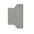H-profiel klinker grijs 10x16,5/11,5x8 cm. half S-top ~