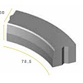 TROB 28/30x25x78,5 3i grijs vis ~