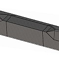 VERLOOP/TROTTOIRBAND 3/15x25-6/15x25x100 re grijs vis~