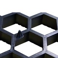 Gras/grindplaat 120 x 80 x 3,8 cm ZWART ~