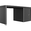 Zijwand voor Zijdak voor berging Neo Gr. 3A/3B/3C/3D donkergrijs-metallic ~