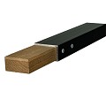 Verbinder hout 26x46 mm. lengte 30 cm. ~