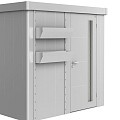 FloraBoard voor berging Neo zilver-metallic ~