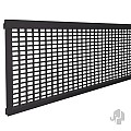 Aluminium antraciet lamel deco "Mix&Match" 20x256x1800mm rooster in krimpfolie ~