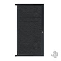 Elephant tuindeur kit Mix&Match aluminium zwart 40x900x1800mm zwart gepoedercoat+krukken/slot/besl ~
