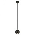 LIGHT EYE BALL zwart/chroom 1xGU10 (uitlopend 2024) ~
