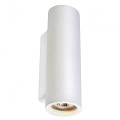 PLASTRA TUBE wit 2xGU10 ~