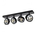 KALU Quad wandlamp zwart 4xES111 ~