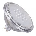 QPAR111 GU10 led, zilver, 7W, 3000K, CRI90 40° (uitlopend 2025) ~