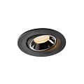NUMINOS MOVE S zwart/chroom 1xLED 3000K 40° (uitlopend 2025) ~