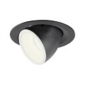NUMINOS GIMBLE M zwart/wit 1xLED 4000K 55° (uitlopend 2025) ~