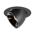 NUMINOS GIMBLE XL zwart/chroom 1xLED 2700K 20° (uitlopend 2025) ~