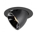 NUMINOS GIMBLE XL zwart/chroom 1xLED 3000K 20° (uitlopend 2025) ~