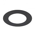 NUMINOS S inbouwframe rond 160/100mm zwart ~