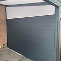 Verasol Zijwand Alu. rabatdelen 3500 mm incl. polycarbonaat spie Wit RAL 9010 / Antraciet / Brons structuurlak~