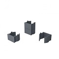 Boston plastic wedges 15 mm. RAL7016 66 st. ~