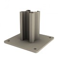 Dual Straight Stone Grey interne paalhouder alu paal ~