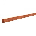Azobe hardhouten regel. fijnbezaagd 5x10x500 cm ~