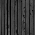 Woodvision Triple profiel vuren enkelzijdige wand E. 371x224 cm zwart geïmpregneerd ~