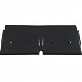 Aluminium verbindingsstuk t.b.v. daktrim 45x45 mm, zwart RAL 9005 ~