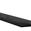 Douglas Zweeds rabat 1 zijde geschaafd. 1 zijde fijnbezaagd 1.1-2.7x19.5x500 cm zwart gedompeld ~
