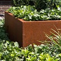 CorTen bloembak zonder bodem (LxBxH) 200x200x80 cm. (2 mm.) ~