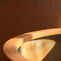 Konische bloembak met pootjes (ØxH) Ø200x80 cm. (2 mm. CorTen) ~