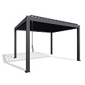 Pergola kwartsgrijs metalic