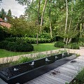 Aluminium watertafel (LxBxH) 600x100x40 cm. (3 mm.) ~