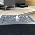 Aluminium watertafel (LxBxH) 100x100x40 cm. (3 mm.) ~
