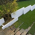 Aluminium wand (BxDxH) 200x15x80 cm. (3 mm.) ~