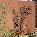 CorTen paneel natuur 2 (BxDxH) 110x5x180 cm. (2 mm.) ~