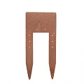 Mevosteel U-vormige koppelpen CorTen 30 cm. ~