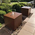 CorTen waterblok 70x70x70 cm. (3 mm.) ~