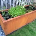 CorTen vijver (LxBxH) 120x80x40 cm. (3 mm.) ~